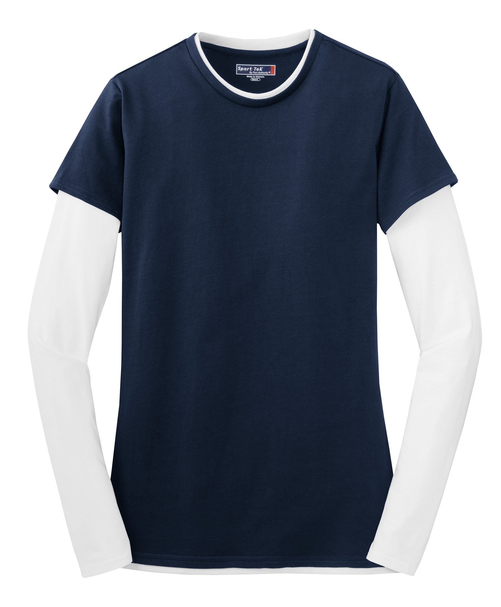 Sport-Tek® – Ladies Long Sleeve Double Layer T-Shirt. LST306